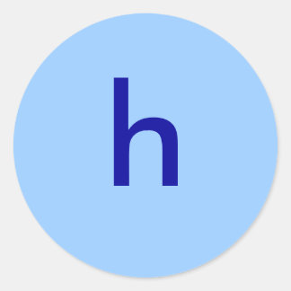 Sticker Rond h