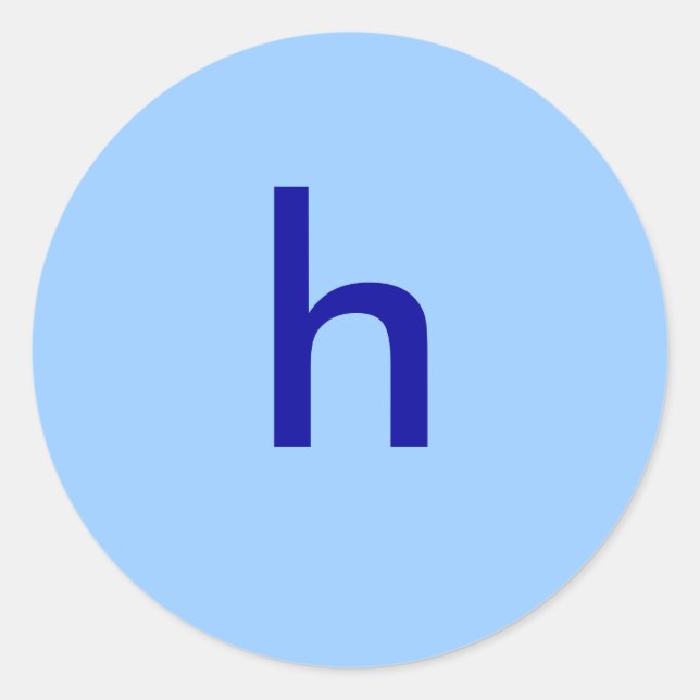 Sticker Rond h (Devant)