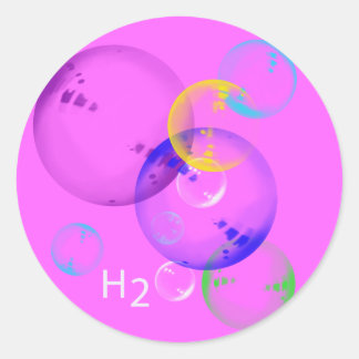STICKER ROND H2O
