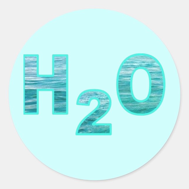 STICKER ROND H2O (Devant)
