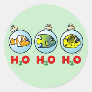 Sticker Rond H2O H2O Scubadorable H2O H2O
