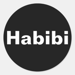 Sticker Rond <<Habibi>>.