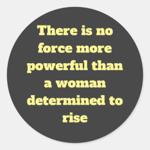 Sticker Rond Habilitation Mots pour les femmes sur