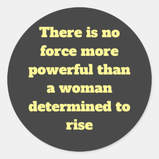 Sticker Rond Habilitation Mots pour les femmes sur