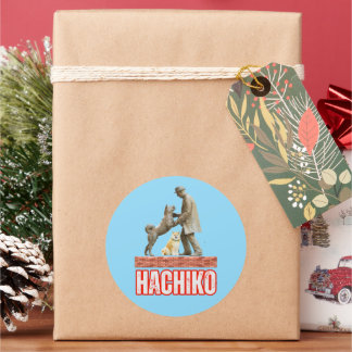 STICKER ROND HACHIKO