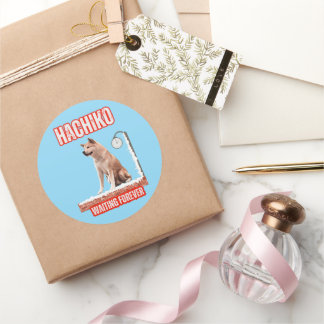 STICKER ROND HACHIKO