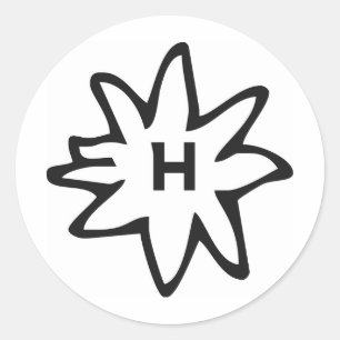 Sticker Rond Haflinger