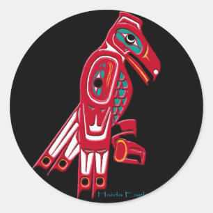Sticker Rond HAIDA EAGLE Collection