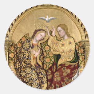 STICKER ROND HAIL HOLY QUEEN