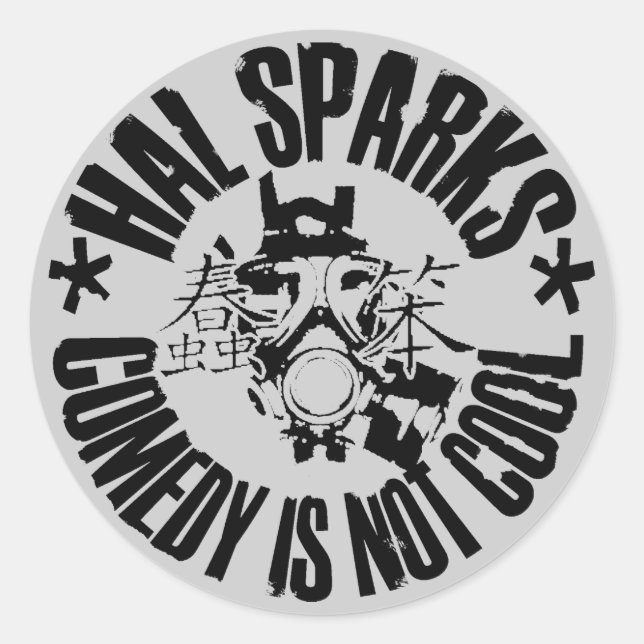 Sticker Rond Hal Sparks Levez l'autocollant (Devant)