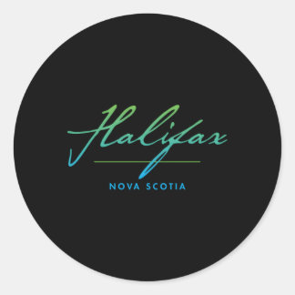 Sticker Rond Halifax Nouvelle-Écosse