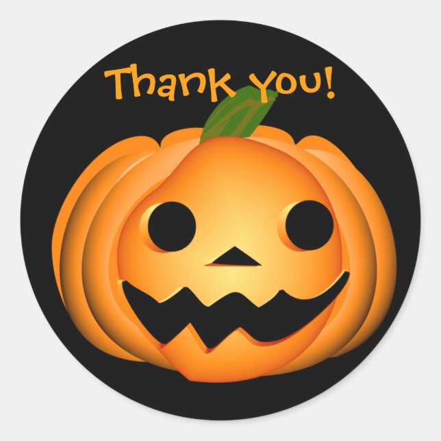 Sticker Rond Halloween (Devant)