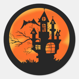 Sticker Rond Halloween