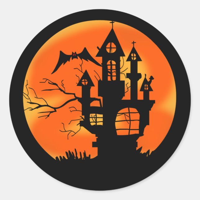 Sticker Rond Halloween (Devant)