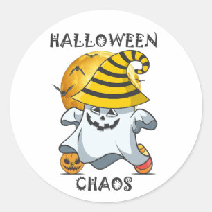 Sticker Rond Halloween