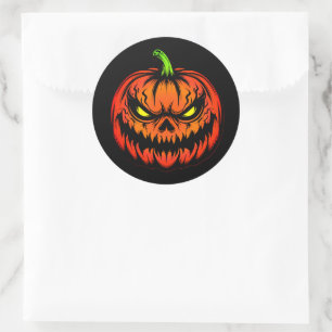 Sticker Rond Halloween