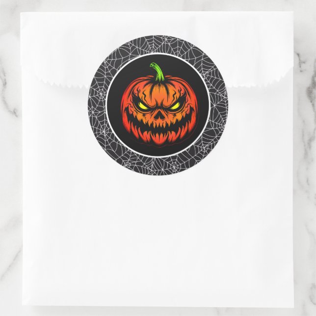 Sticker Rond Halloween  (Sac)