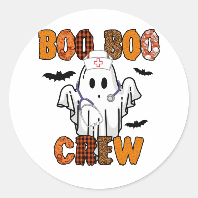 Sticker Rond Halloween (Devant)