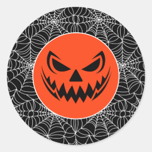 Sticker Rond Halloween