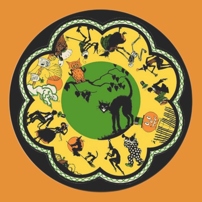 Sticker Rond Halloween (Créateur téléchargé)