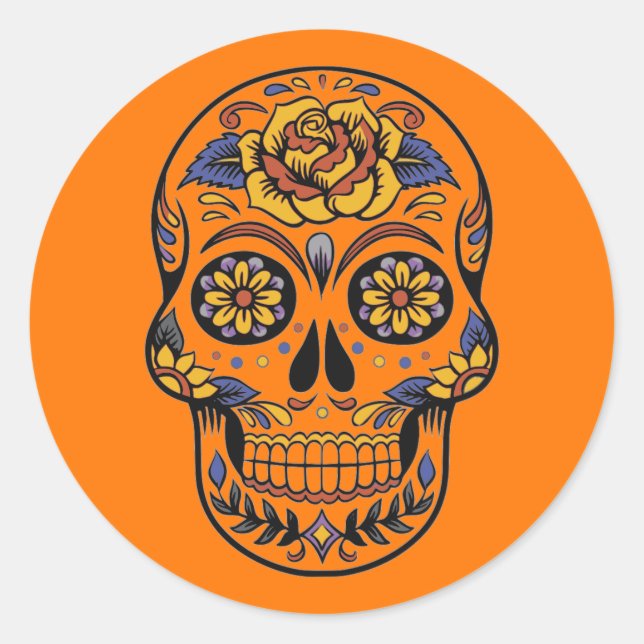 Sticker Rond Halloween (Devant)