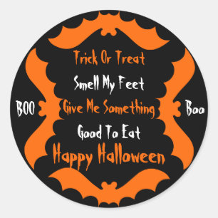 Sticker Rond Halloween