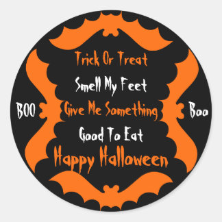 Sticker Rond Halloween