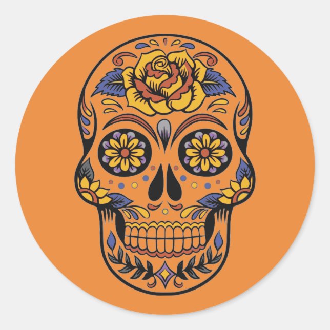 Sticker Rond Halloween (Devant)