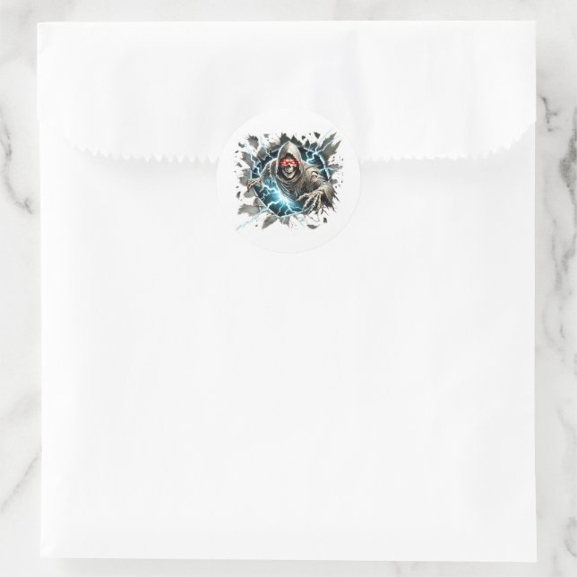 Sticker Rond Halloween  (Sac)
