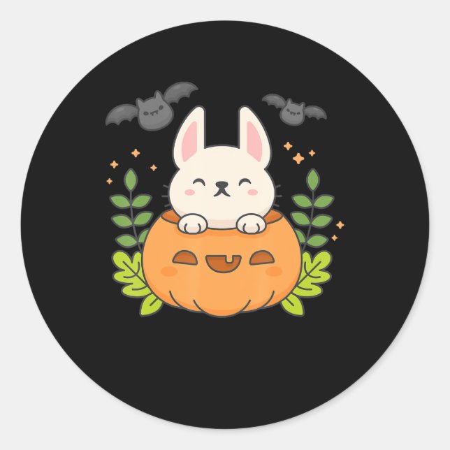 Sticker Rond Halloween (Devant)