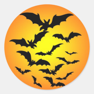 Sticker Rond Halloween