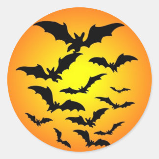 Sticker Rond Halloween