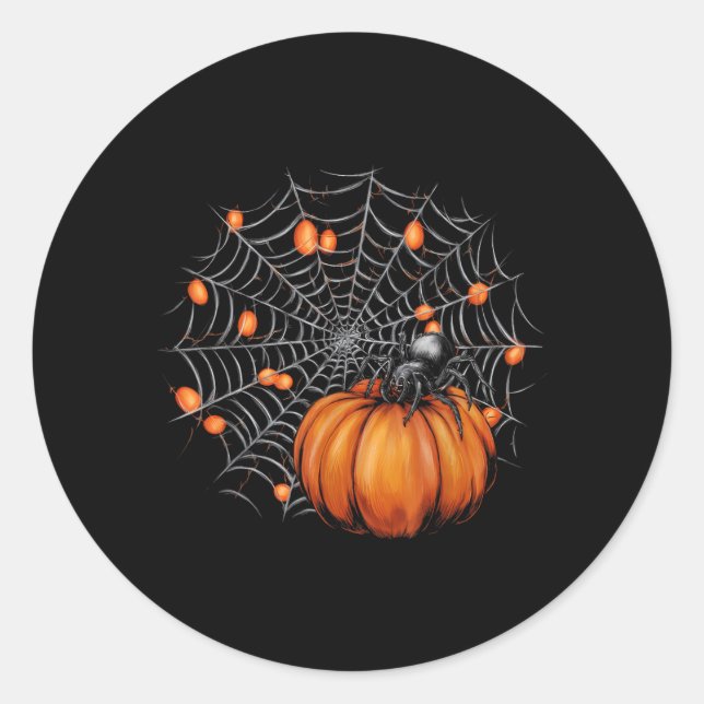 Sticker Rond Halloween (Devant)