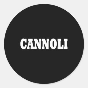 Sticker Rond Halloween Costume Cannoli