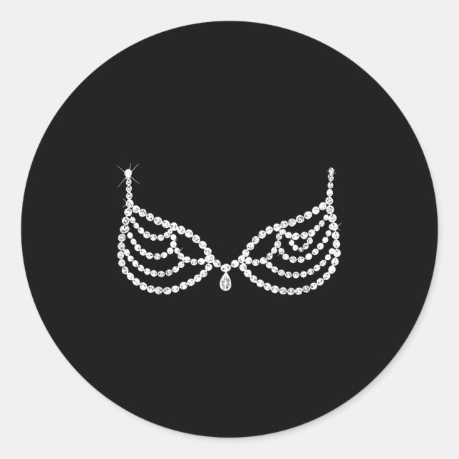 Sticker Rond Halloween Costume Show Girl  (Devant)