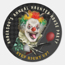 Officiel il clown horreur Halloween Mur Fenêtre Grabber Autocollants Fête Décoration