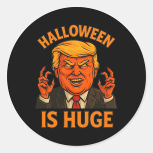 Sticker Rond Halloween est énorme