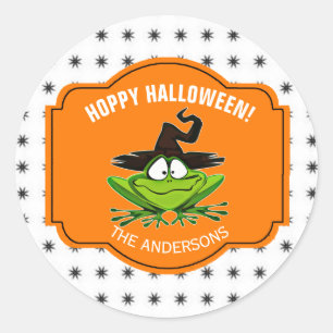 Sticker Rond Halloween Hoppy Frog ID221