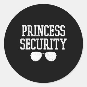 Sticker Rond Halloween Papa Maman Fille Costume adulte Princess