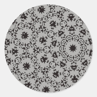 Sticker Rond Halloween Pattern