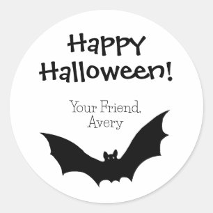 Sticker Rond Halloween sur mesure