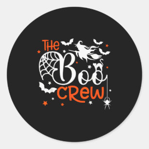 Sticker Rond Halloween The Boo Crew - Amusante Soky Sorcière, C