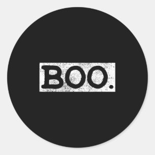 Sticker Rond Halloween Vintage Boo Drôle cadeau