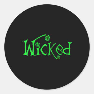 Sticker Rond Halloween Wicked Witch Fun Costume costume cadeau