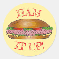 Ham It Up Hoagie Sous-Grinder Sandwich Viande From