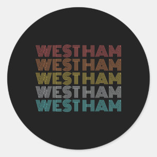 Sticker Rond Ham West