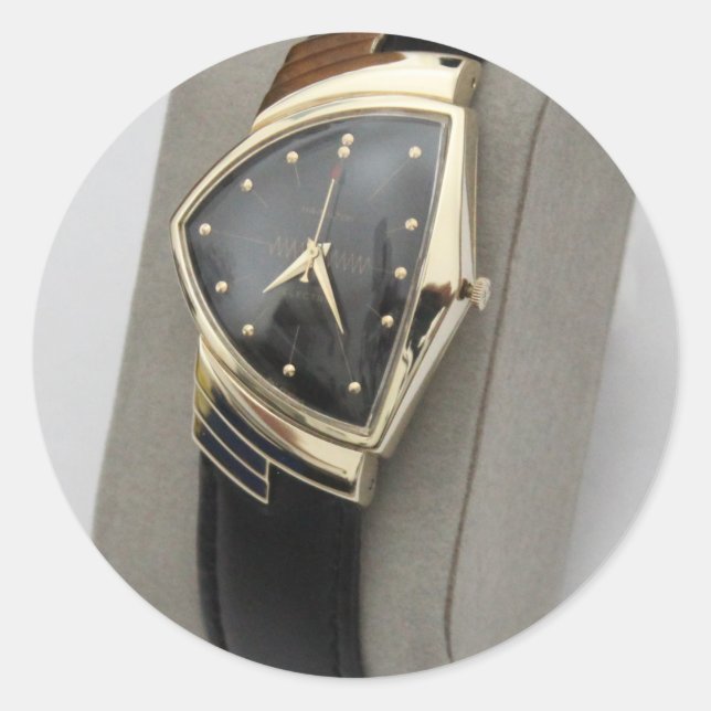 Sticker Rond Hamilton Electric Ventura Watch c.1957 (Devant)