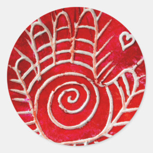 Sticker Rond Hamsa/main curative/main de Fatima