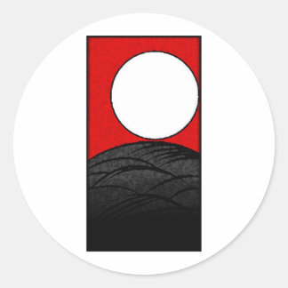 Sticker Rond hanafuda carte japonaise (JAPON KYOTO)