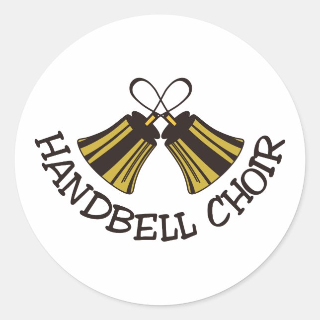 Sticker Rond Handbell Choir (Devant)